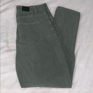 BDG Light Green corduroy Mom Jean